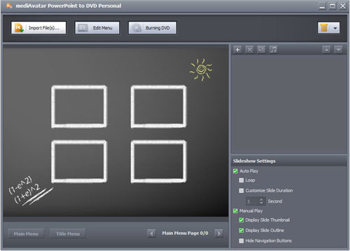 mediAvatar PowerPoint to DVD convert and burn PowerPoint